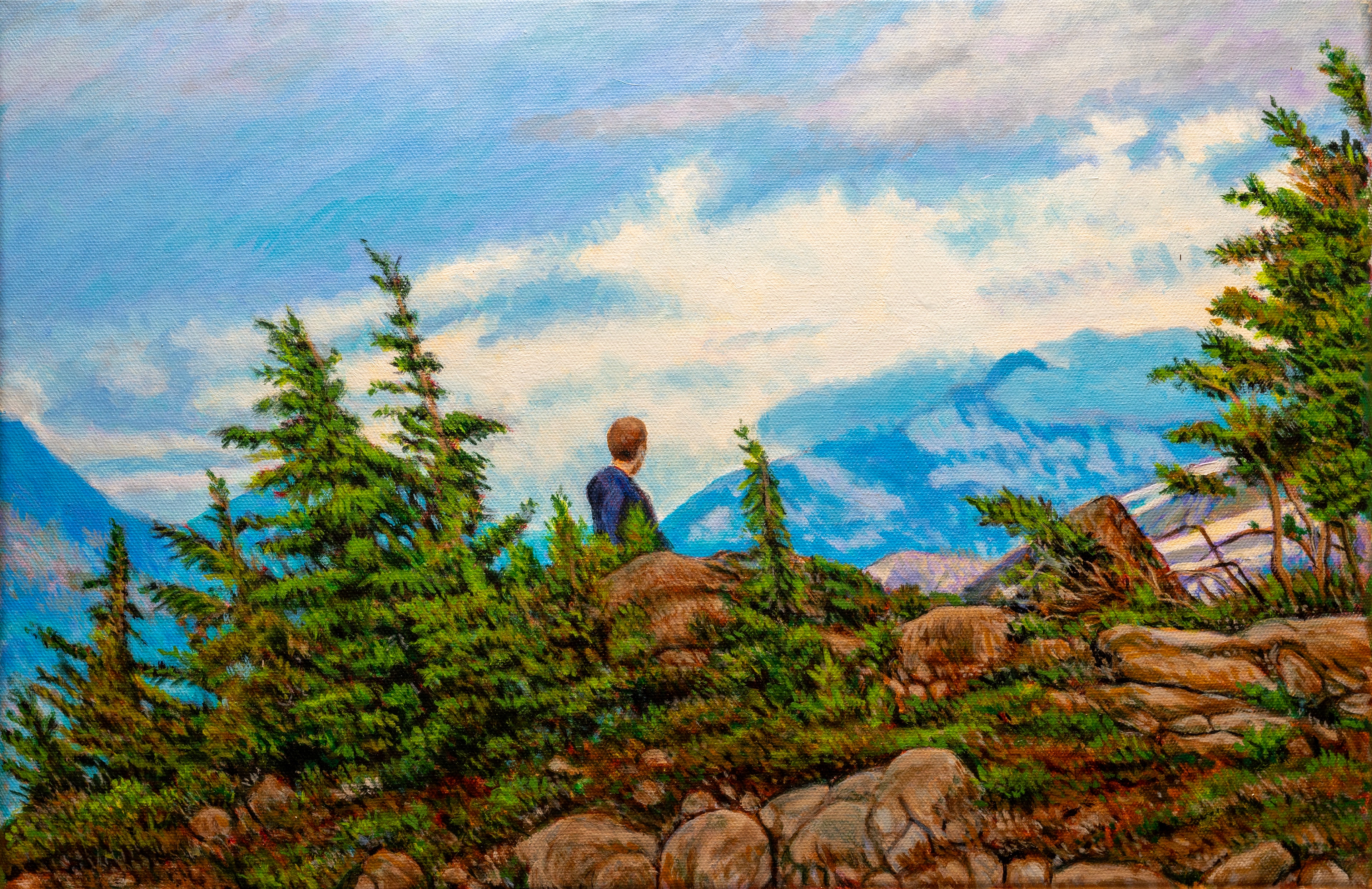 Sean at Artist's Point, North Cascades