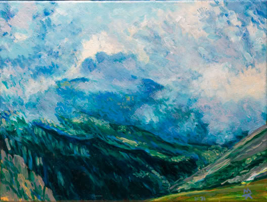 Sky Scape Cloud Study Rocky Mountains