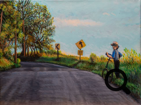 Young Guy with Scooter