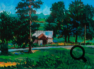 Little Elk Creek Barn, Plein Air
