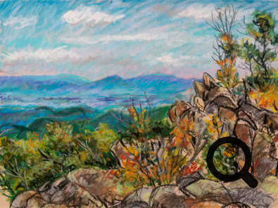 Franklin Cliffs, Blue Ridge Mountain